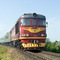 Diesel locomotive TEP60-1236 with train