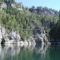 Power cables over river