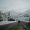 Snowing on higher crests of Cascades  WA