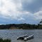 Baldwin Lake just before a shower