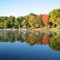 Smith Lake Michigan in the fall