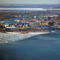Oshkosh, WI from Lake Winnebago - Aerial - March 2006
