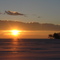 Sunrise over the Frozen Lake Winnebago