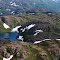 Above Bradley Lake, Alaska - aerial photograph  (aat)