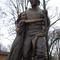 Shawnee tribal leader Paschal Fish and his daughter, Eudora - life size bronze, city park, Eudora, KS