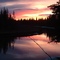 Sunset off chena slough