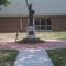 Statue of Liberty replica at Benton Library