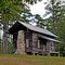 The Weaver Log Cabin at the Evergreen City Park