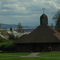 Chapel of Christ the Teacher, with the Freemont Bridge