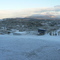 French family view in the snow