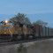 CN Westbound, UP Power, approaching Durand Depot, Durand, MI, October 2010