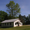 Old church at Allan Cemetery
