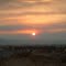 Ehrenberg, AZ:  View W, Smoke-tinted Sunset, July 17, 2006: 7:36 PM