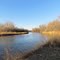 Looking north-north-westerly (downstream) at the South Loup River, from the 370th Rd. (Nebraska State Hwy. 2) bridge, Ravenna, Nebraska