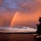 Double rainbow at Lake Dubay Wisconsin