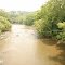 Tuckaseegee River under the Smoky Mountain Railroad