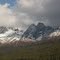 Twin Peaks from Alaska Railroad from Matanuska River