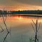 "Pointing to the Sun" - Rice Lake Sunset