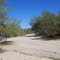 the sandy wash facing north