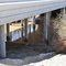 The polluted Alamo River loaded with chemical and biological pollutants flowing north under the SR 78 bridge east of Brawley