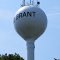 A paw on the Grant water tower