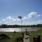 View at the little lake at the farm
