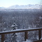 View of the Tordrillo Mountains, from the Taluchulitna River, Alaska. Winter 2007