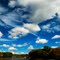 sky over the pump house