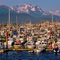 Where the Land ends ... and the Sea begins ! Boat Harbour - Homer, located in Kenai peninsula, Alaska. Also Homer is well known as the " Halibut Capital of the World ".