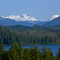 Lake  & Distant Snow Peaks