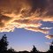 Sunset view from deck