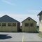 yellow houses