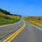 Cruising on my 2008 Harley Roadking Classic