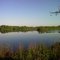 Old strip mine lake near Fairmount, IL
