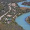 Terrace Drive along the Kasilof River - aerial photograph (aat)
