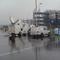 TV Satellite Uplink Trucks - Gillette Stadium - Foxboro, MA
