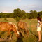 Maria with Horses, Yukon, MO