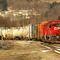 CP 1687 shunting action at Conklin Yard, shot from Terrace Drive