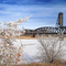 Historic Snowden Bridge in January, Richland County