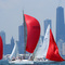 Chicago Skyline, Lake Michigan
