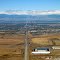 Denver at foot of Rocky Mountains.