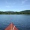 Lake Selmac in a cedar strip canoe