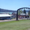 Arch with bells in Warren, Pennsylvania