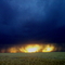2006 - June 11st - 7:51PM MDT - Sun sets behind a severe thunderstorm line, looking NW.