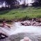 Drop in river