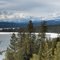 Lake Almanor, California - Mt Lassen is above the right most shore line of the bay.