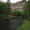 Knee-deep ford of Whychus Creek to get to Alder Springs' meadow