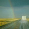 rainbow in the road