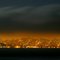 San Francisco from Tiburon a foggy and full moon night