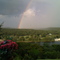 Rainbow after a storm in Austin